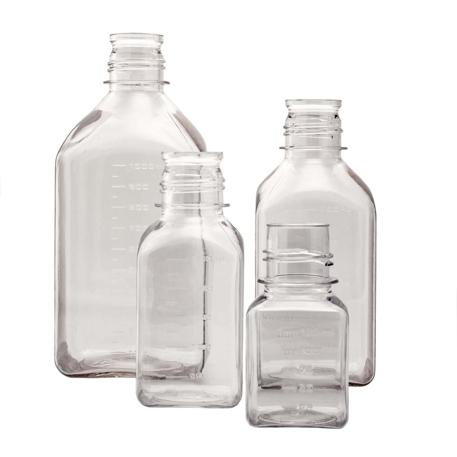 Media Bottle Petg Sterile Incl.Hdpe Closure 125 ml Nordic Pack