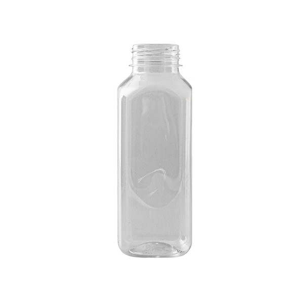 Plastflaska PET Drink bottle square 400 ml MJ-0400-01