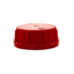 Kapsyl röd 61 mm UN-godkänd låsring